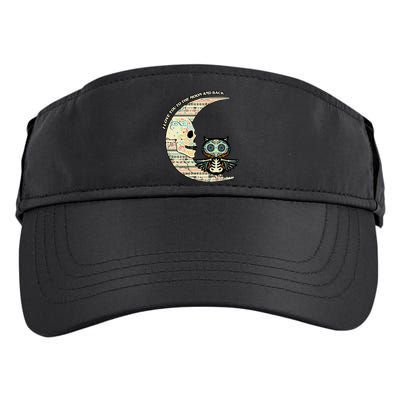 Love you to the moon and back Adult Drive Performance Visor