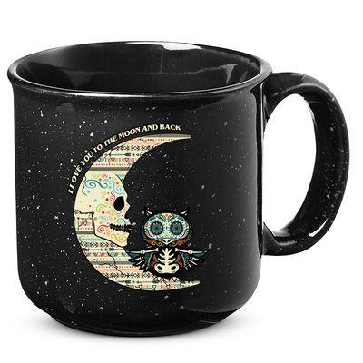 Love you to the moon and back 15oz Campfire Ceramic Mug