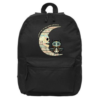 Love you to the moon and back 16 in Basic Backpack
