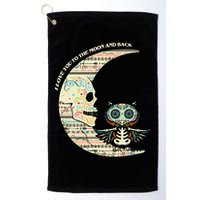 Love you to the moon and back Golf Towel