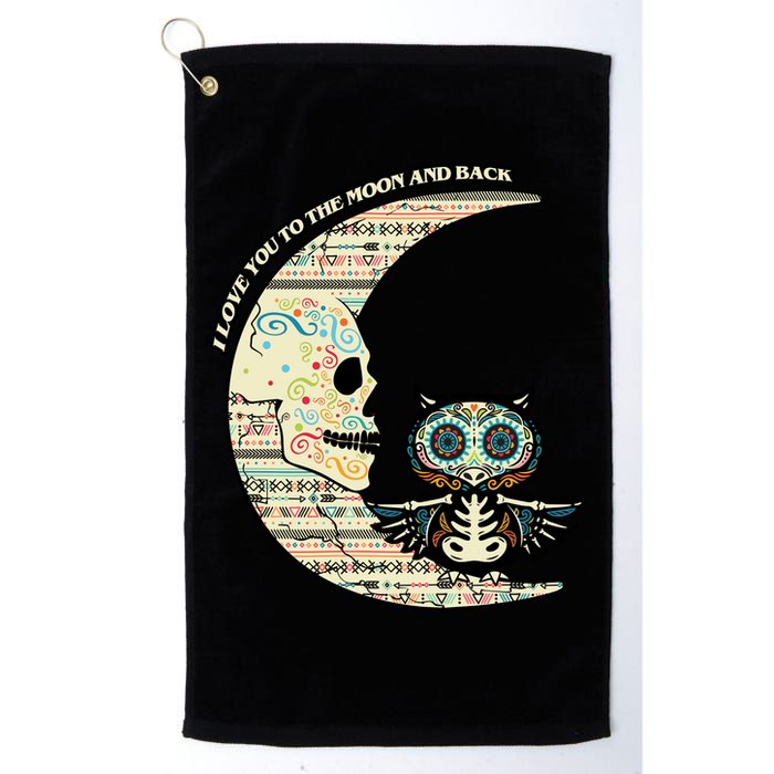 Love you to the moon and back Golf Towel