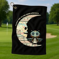 Love you to the moon and back Golf Towel