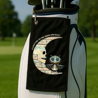Love you to the moon and back Golf Towel