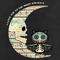 Love you to the moon and back Golf Towel