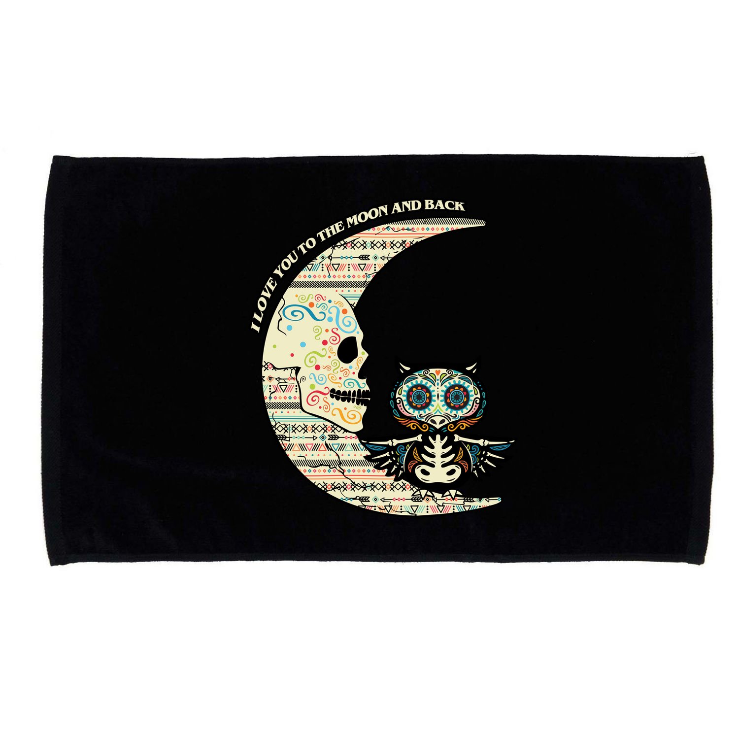 Love you to the moon and back Microfiber Hand Towel