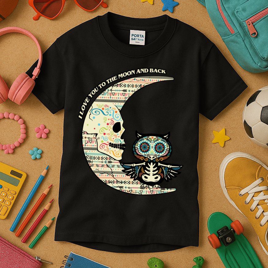 Love you to the moon and back Kids T-Shirt