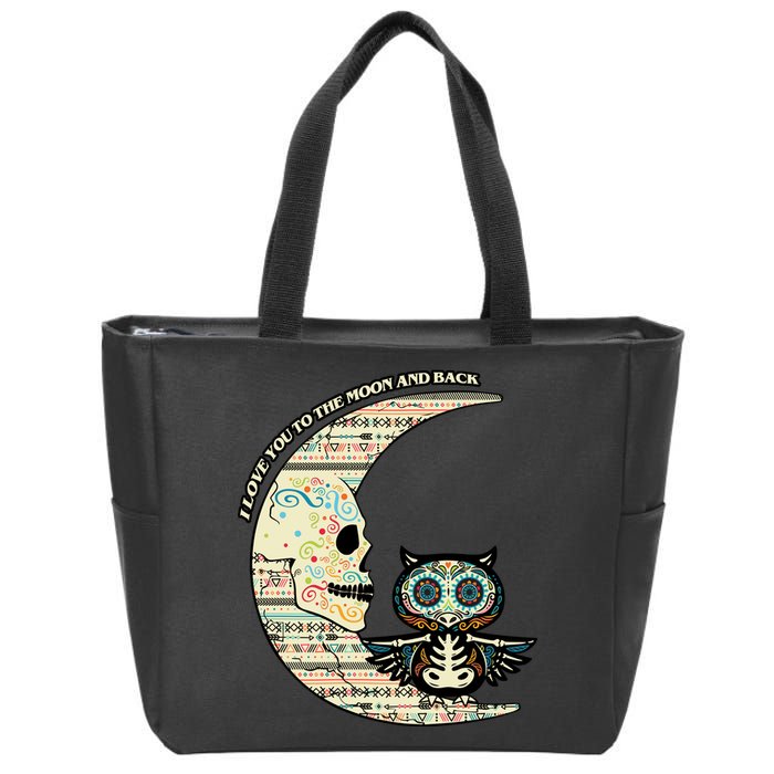 Love you to the moon and back Zip Tote Bag