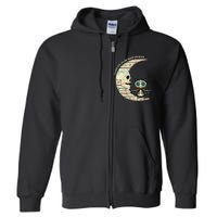 Love you to the moon and back Full Zip Hoodie