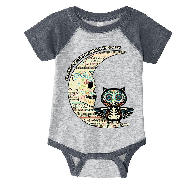 Love you to the moon and back Infant Baby Jersey Bodysuit