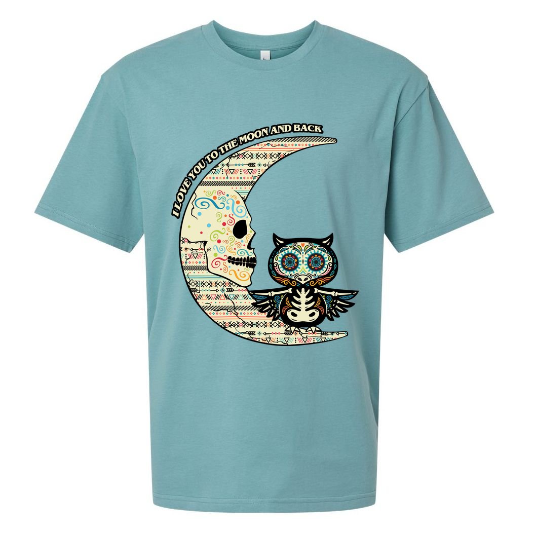 Love you to the moon and back Sueded Cloud Jersey T-Shirt