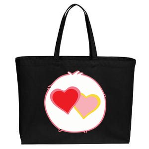 Lovealot Bear Halloween Costume Cotton Canvas Jumbo Tote