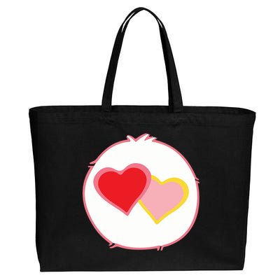 Lovealot Bear Halloween Costume Cotton Canvas Jumbo Tote