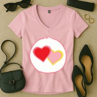 Lovealot Bear Halloween Costume Women's V-Neck T-Shirt