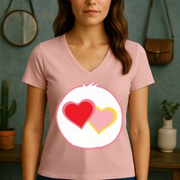 Lovealot Bear Halloween Costume Women's V-Neck T-Shirt