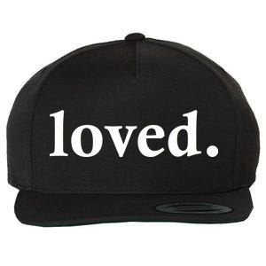 Loved. Valentine's Day Love Classic Logo Wool Snapback Cap