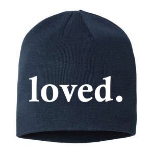 Loved. Valentine's Day Love Classic Logo Sustainable Beanie