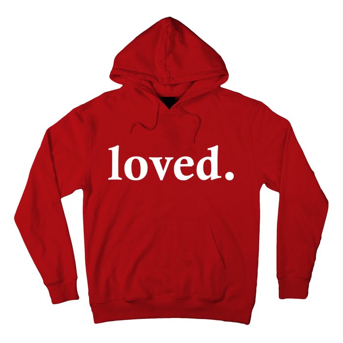 Loved. Valentine's Day Love Classic Logo Hoodie