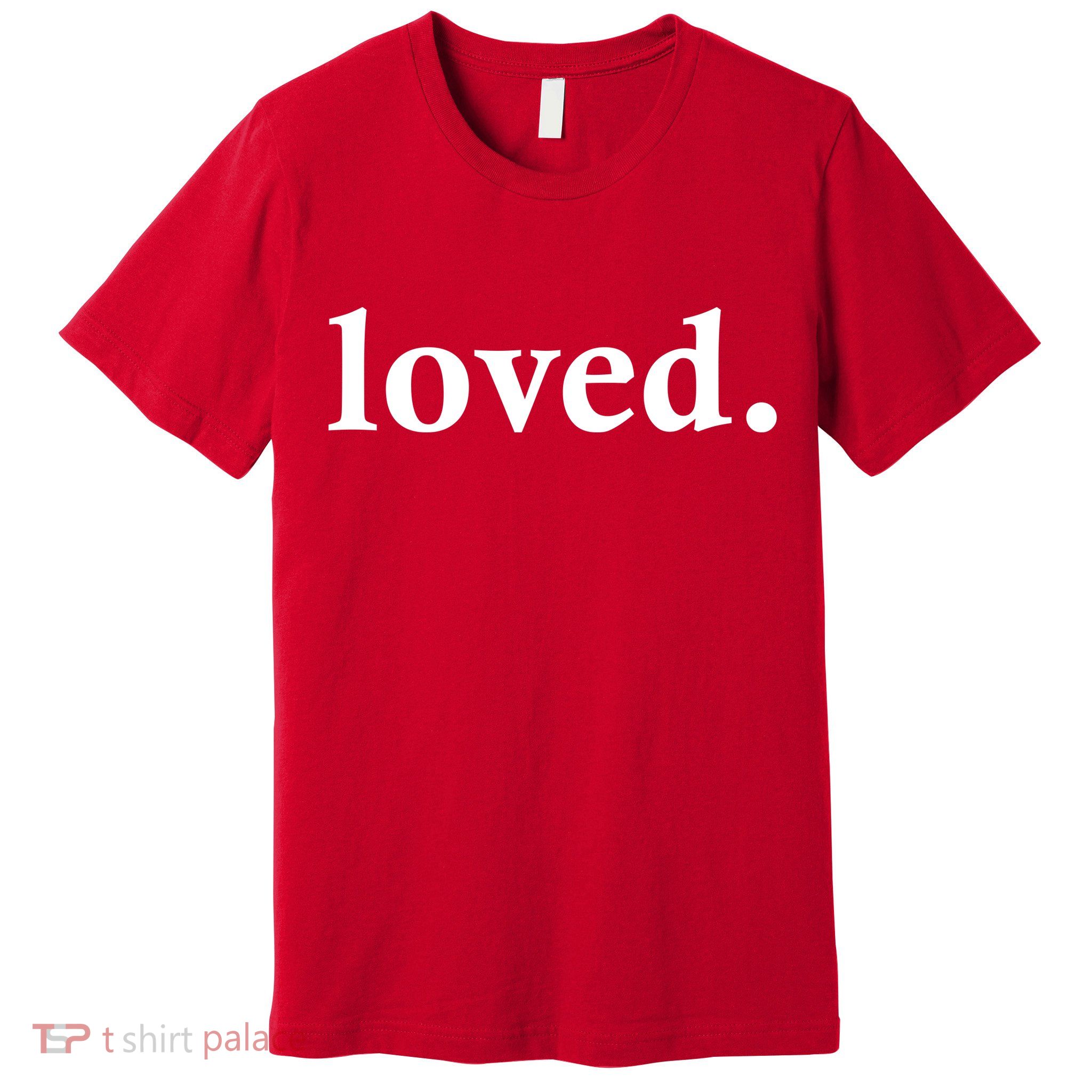 Loved. Valentine's Day Love Classic Logo Premium T-Shirt