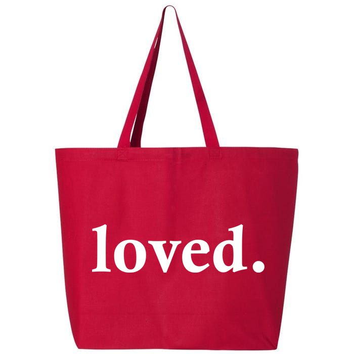 Loved. Valentine's Day Love Classic Logo 25L Jumbo Tote