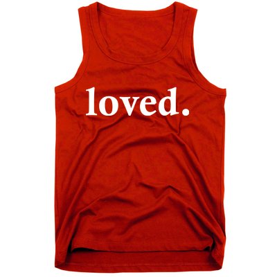 Loved. Valentine's Day Love Classic Logo Tank Top