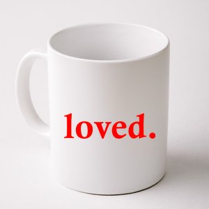 Loved. Valentine's Day Love Classic Logo Coffee Mug