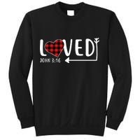 Loved Arrow Heart John 3:16 Sweatshirt