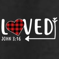 Loved Arrow Heart John 3:16 Adult Drive Performance Visor