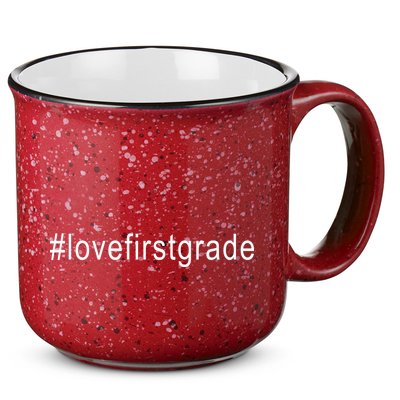 #Lovefirstgrade Love First Grade 15oz Campfire Ceramic Mug