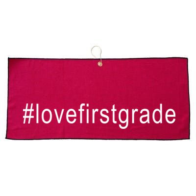 #Lovefirstgrade Love First Grade Large Microfiber Waffle Golf Towel