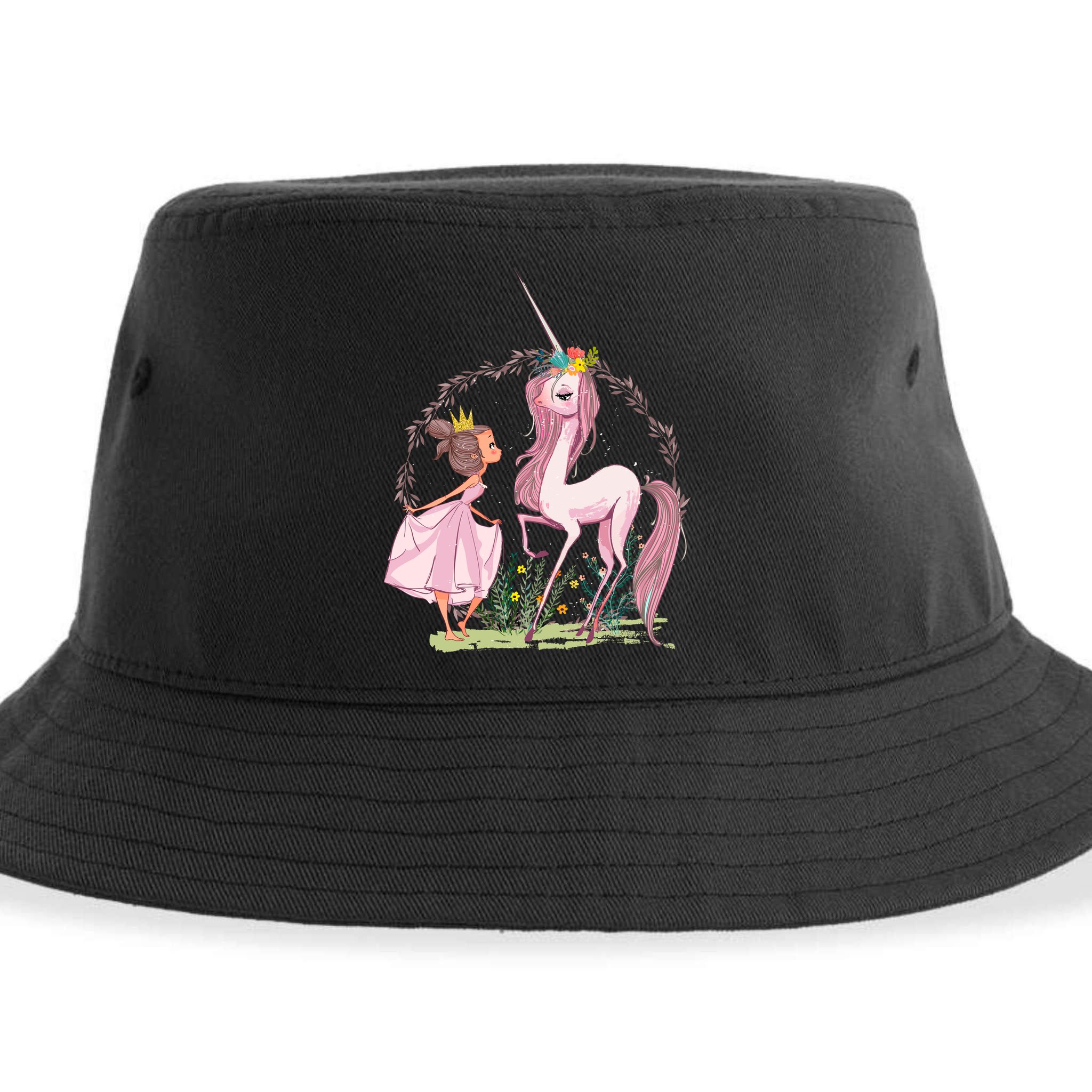 Lovely Tale Vintage Unicorn Sustainable Bucket Hat