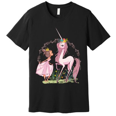 Lovely Tale Vintage Unicorn Premium T-Shirt