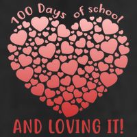 Loving 100 Days of School Cool Comfort Performance Bucket Hat