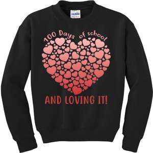 Loving 100 Days of School Kids Sweatshirt