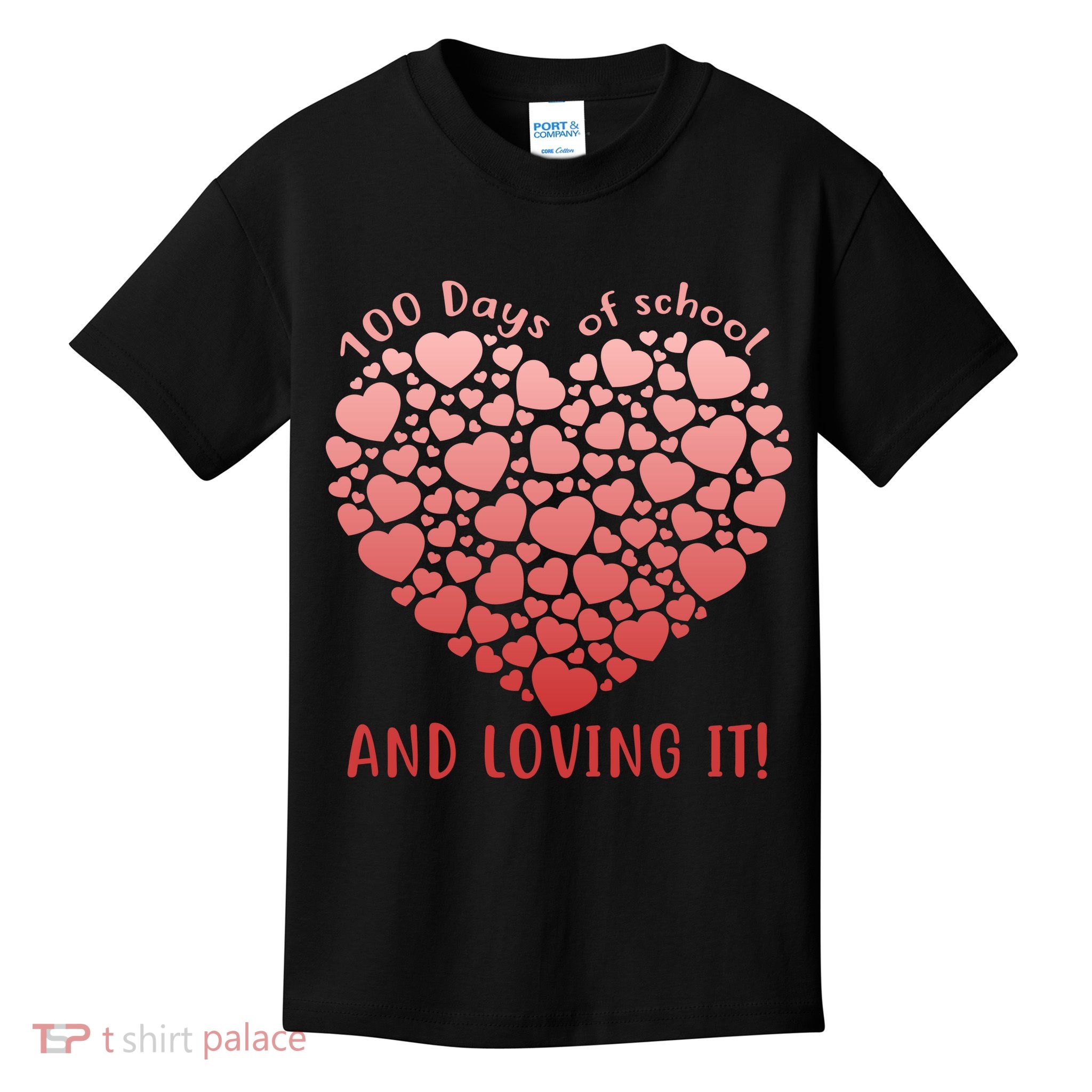 Loving 100 Days of School Kids T-Shirt