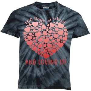 Loving 100 Days of School Kids Tie-Dye T-Shirt