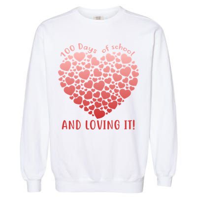Loving 100 Days of School Garment-Dyed Sweatshirt