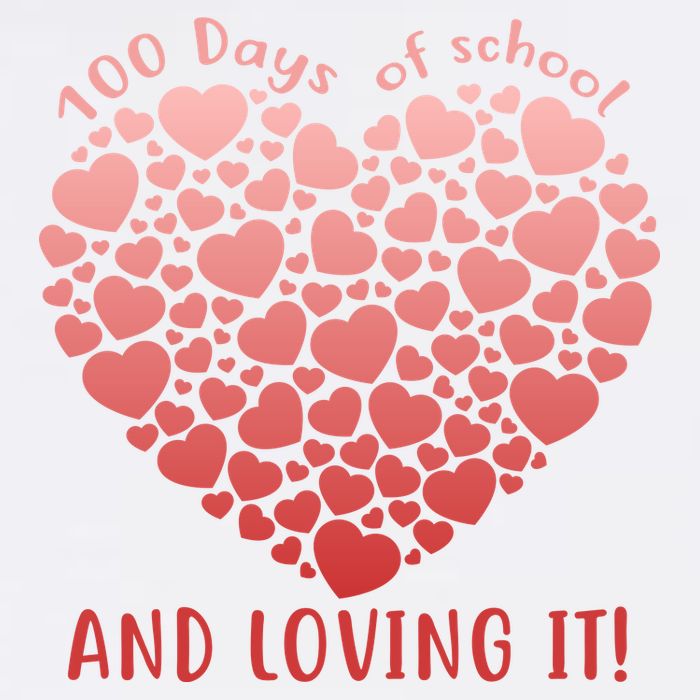 Loving 100 Days of School Garment-Dyed Sweatshirt