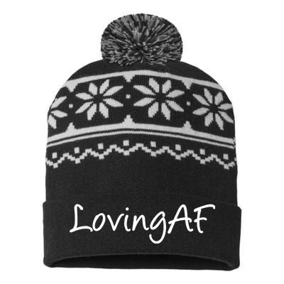 Loving AF USA-Made Snowflake Beanie