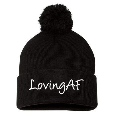 Loving AF Pom Pom 12in Knit Beanie