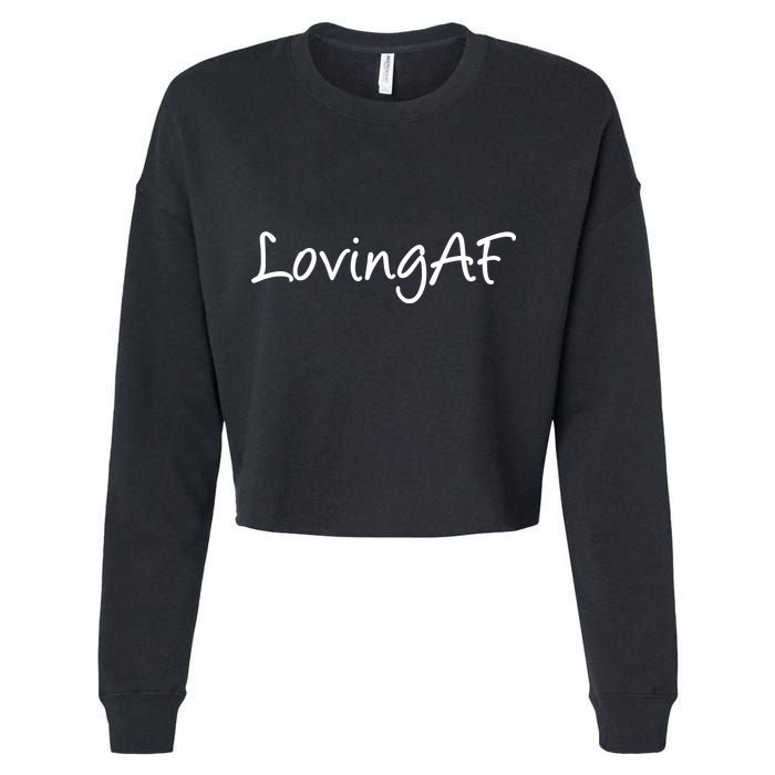 Loving AF Cropped Pullover Crew