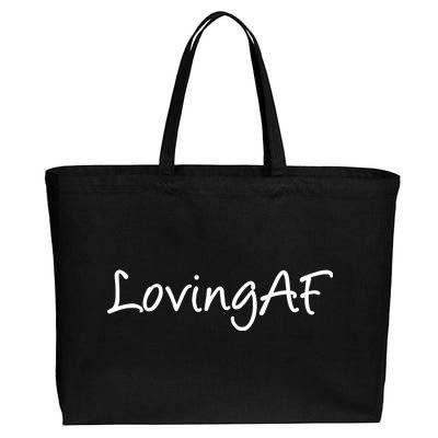 Loving AF Cotton Canvas Jumbo Tote