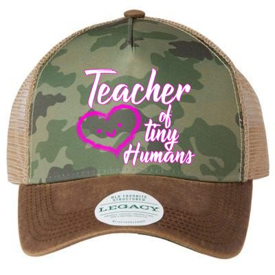 Loving Teacher Of Tiny Humans Legacy Tie Dye Trucker Hat
