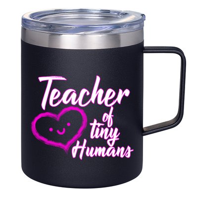 Loving Teacher Of Tiny Humans 12oz Stainless Steel Coffee Mug