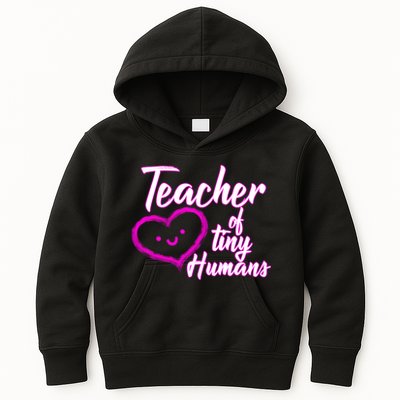 Loving Teacher Of Tiny Humans Kids Hoodie