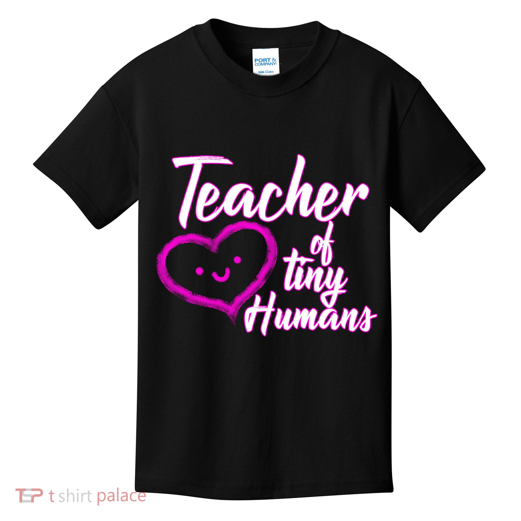 Loving Teacher Of Tiny Humans Kids T-Shirt
