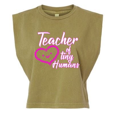 Loving Teacher Of Tiny Humans Garment-Dyed Women's Muscle Tee