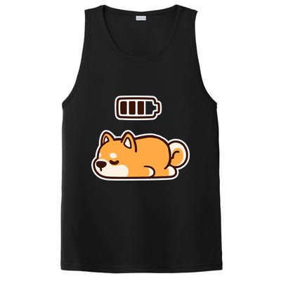 Low Battery Corgi Dog PosiCharge Competitor Tank