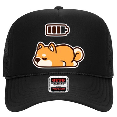 Low Battery Corgi Dog Trucker Hat