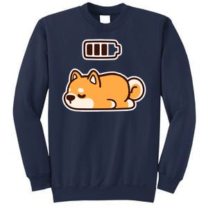 Low Battery Corgi Dog Sweatshirt