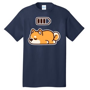 Low Battery Corgi Dog Tall T-Shirt